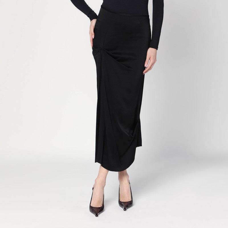 Victoria Beckham Women's Midi Skirt With Draping