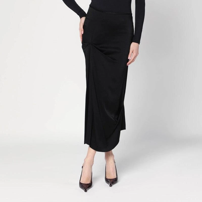 Victoria Beckham Women
s Midi Skirt With Draping 1
