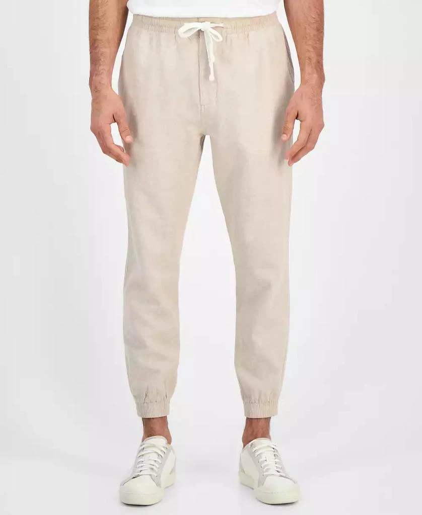 Sun + Stone Men's Linen Joggers, Exclusively at Macy's 1