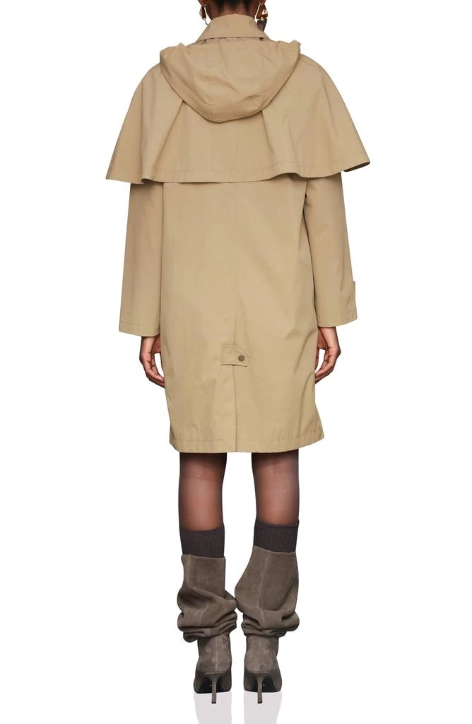Avec Les Filles Hooded Cape Raincoat 3