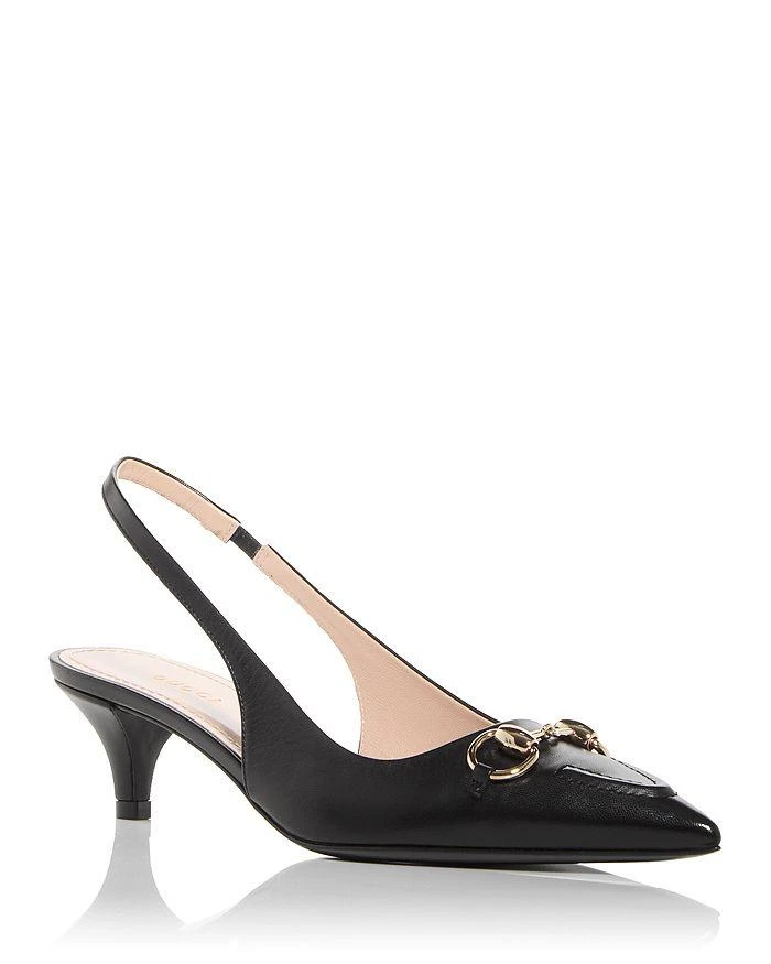 Gucci Women's Horsebit Slingback Pumps 1