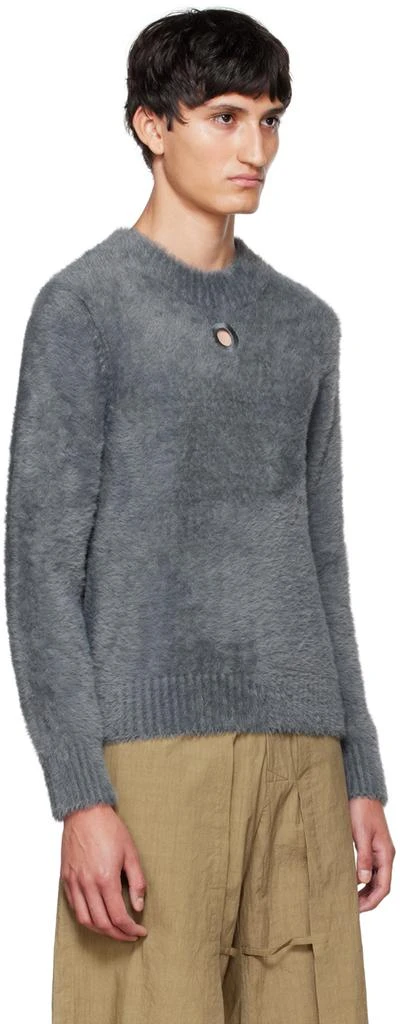 Craig Green Gray Fluffy Sweater 2