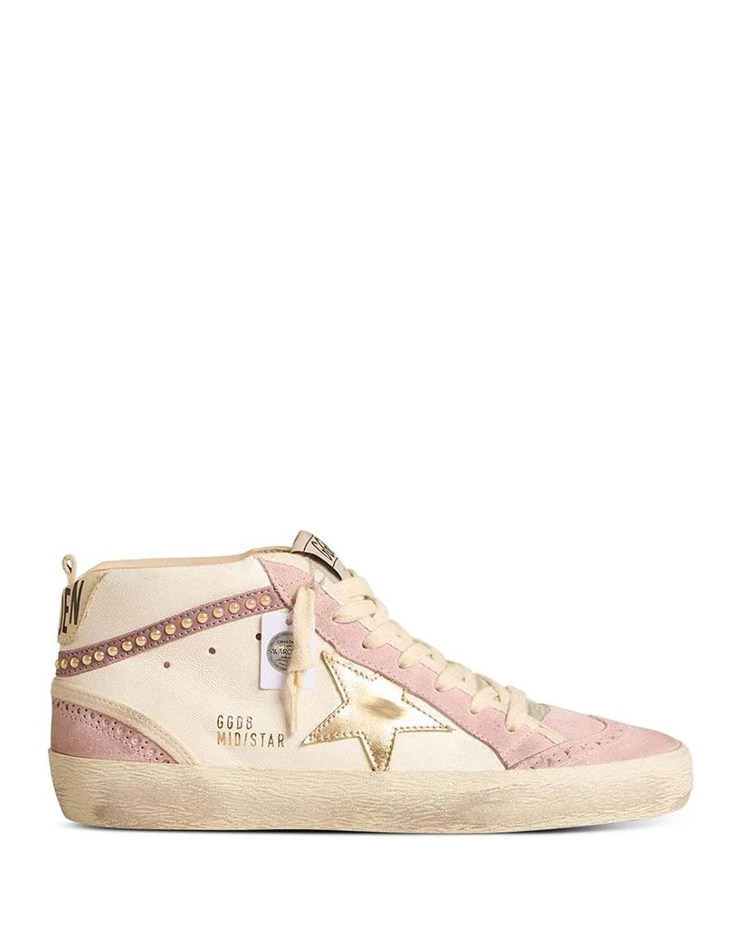 Golden Goose Women's Mid Star Lace Up Sneakers 1