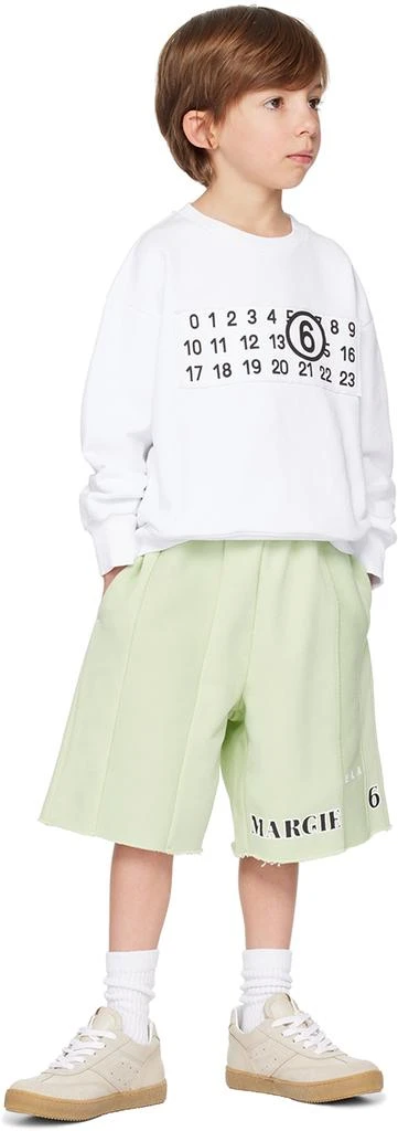 MM6 Kids Beige Perforated Sneakers 5