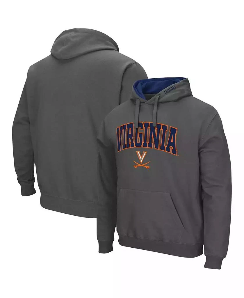 Colosseum Men's Virginia Cavaliers Arch and Logo 3.0 Pullover Hoodie 1