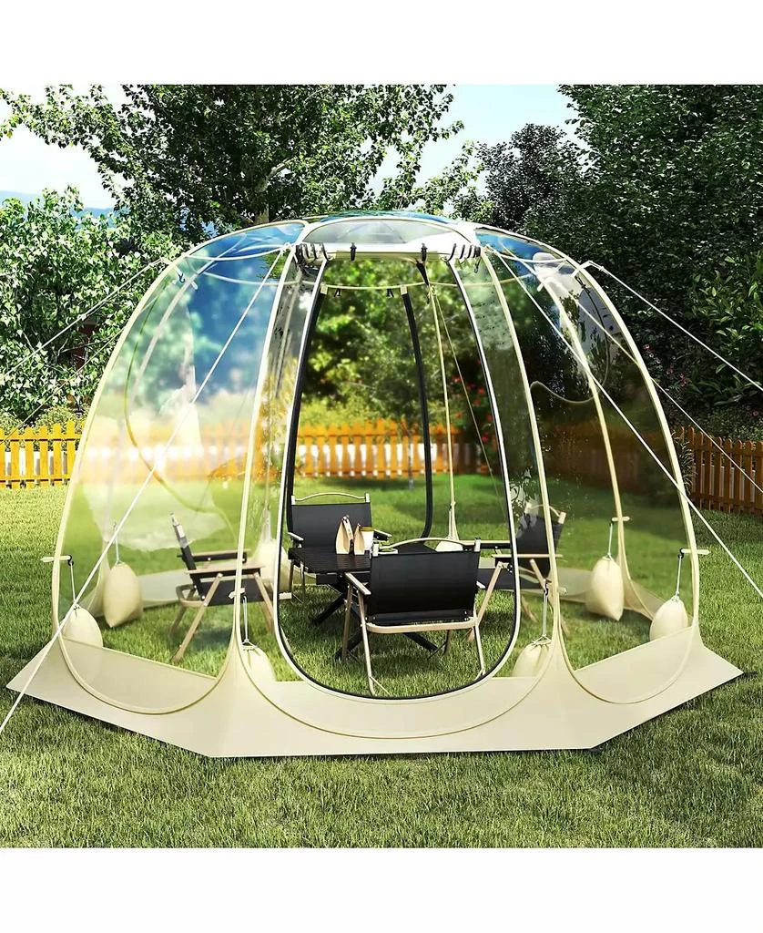 Mecale Clear Bubble Tent Transparent PVC Igloo, Instant Screen House