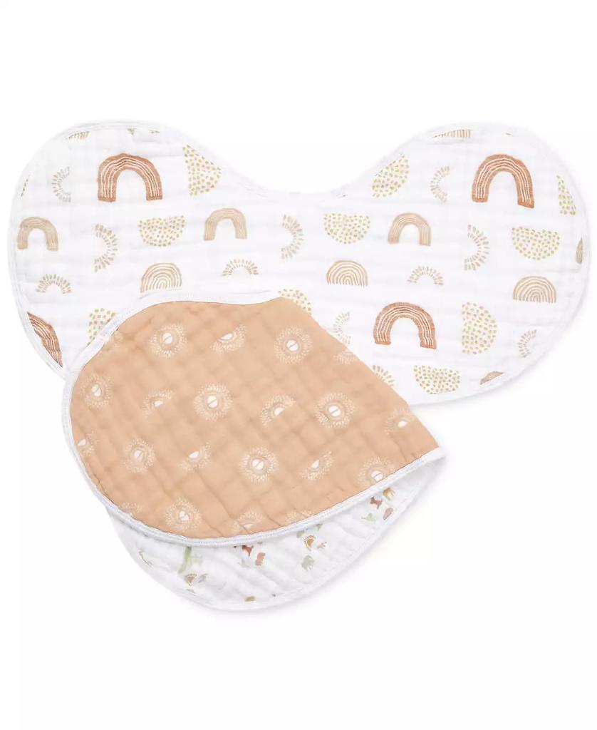 aden + anais Baby Keep Rising Burpy Bib, Pack of 2
