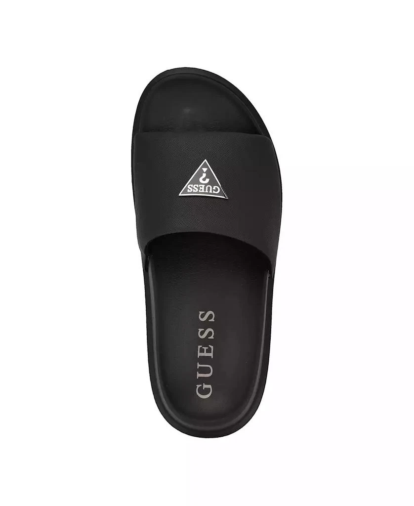 GUESS Men's Vesper Branded Slip-on Fashion Slides 4