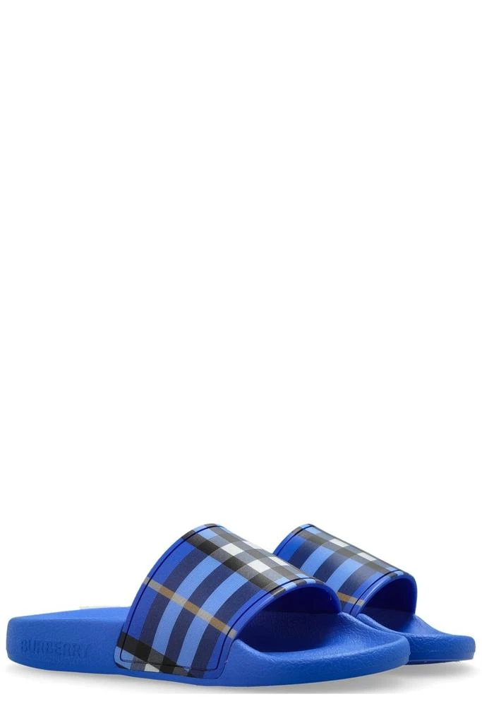 Burberry Burberry Kids Check Rubber Slides 2
