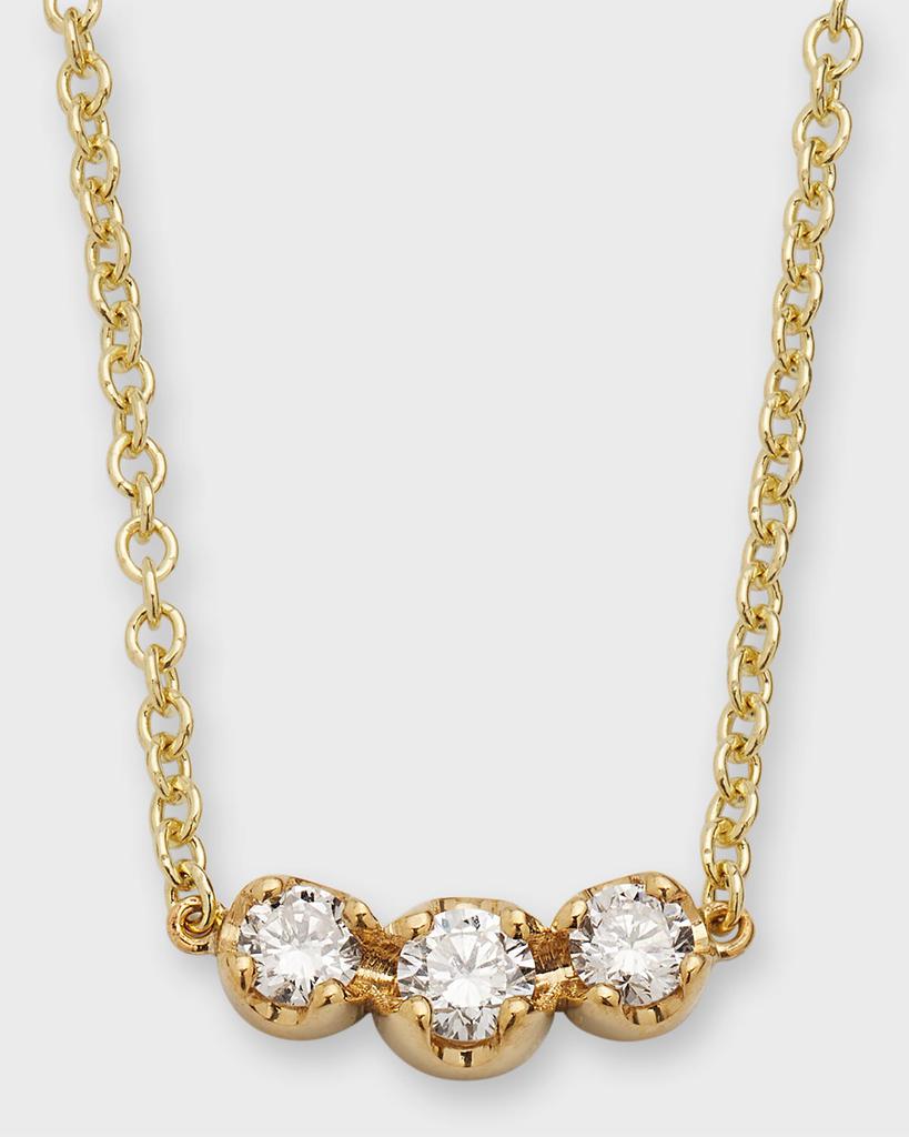 Jennifer Meyer Triple Illusion-Set Necklace