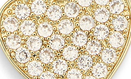 Leith Cubic Zirconia Heart 
Rondelle Charm Tennis Bracelet 3