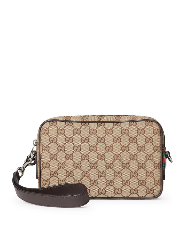 【GUCCI】INTERLOCKING G MESSENGER BAG Gucci Interlocking G Messenger Bag GG Supreme Canvas Beige
