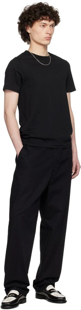 Merz b. Schwanen Black 215 Loopwheeled T-shirt 4