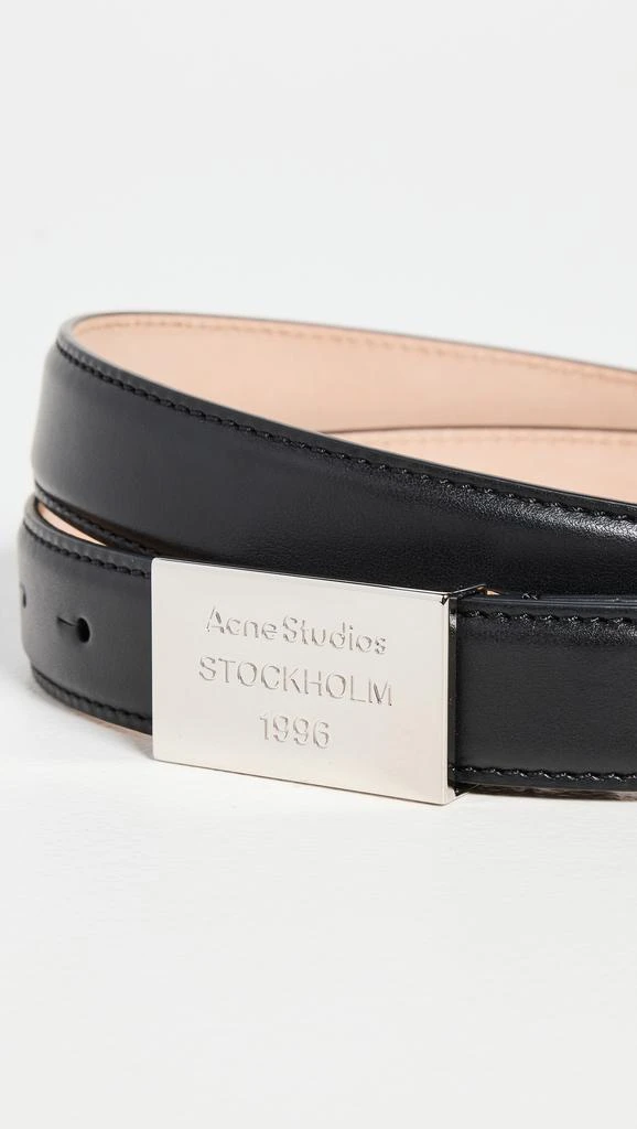 Acne Studios Engraved Logo Leather Belt 4