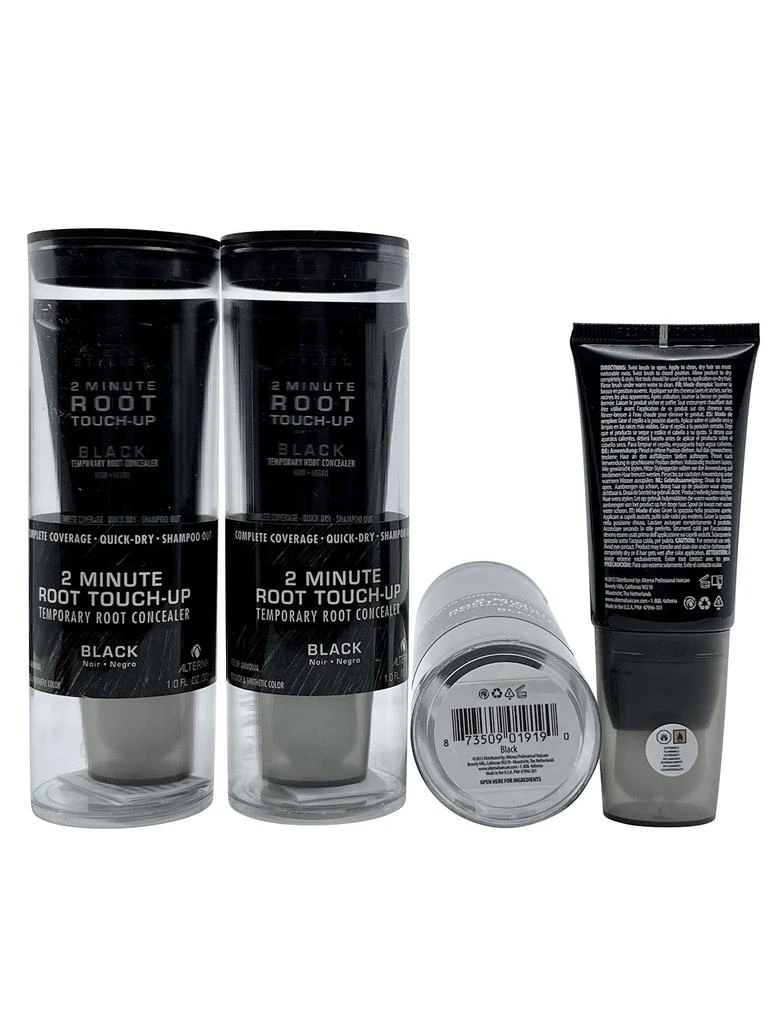 ALTERNA Stylist 2 Minute Root Touch Up Temporary Root Concealer Black 1 OZ 3 pk 3