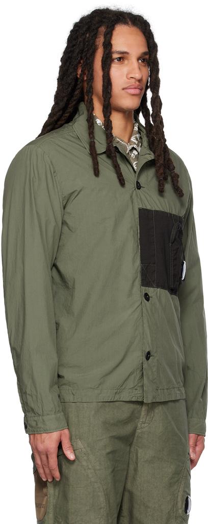 C.P. Company Khaki Auxiliary Pocket Shirt