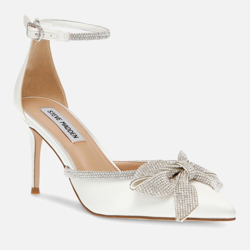 Steve Madden STEVE MADDEN WOMEN'S LUMIERE SATIN HEELED PUMPS