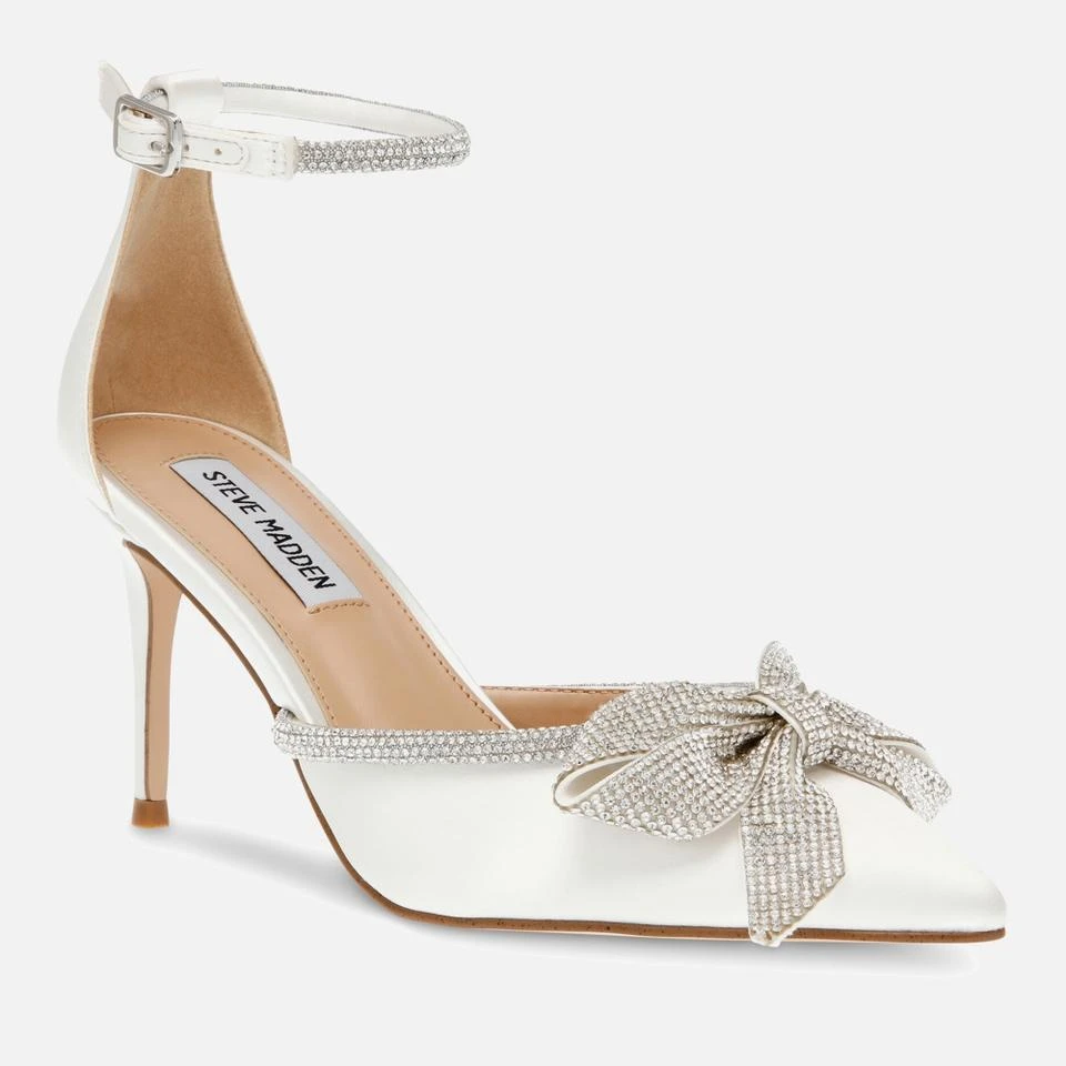 Steve Madden STEVE MADDEN WOMEN'S LUMIERE SATIN HEELED PUMPS 2
