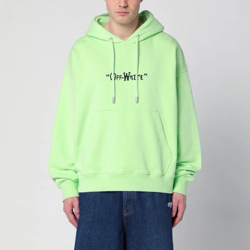 Off-White Mint green sweatshirt with logo 1