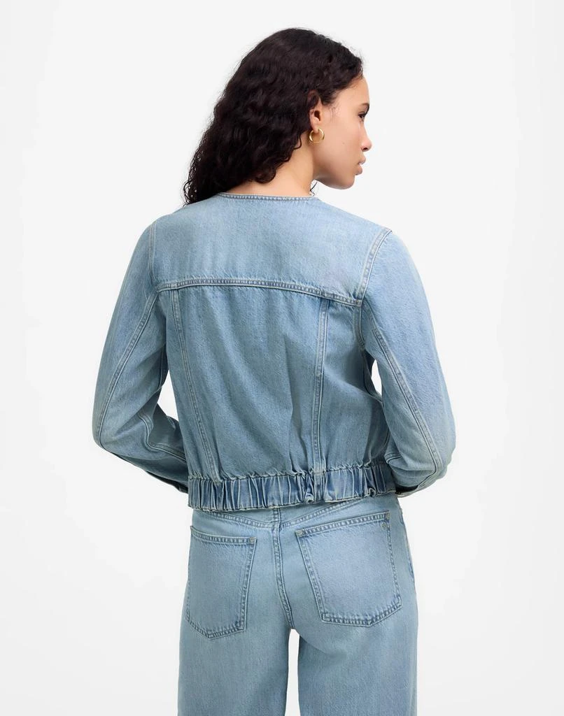 Madewell Cinched Lady Jacket in Ashbury Wash: Airy Denim Edition 4