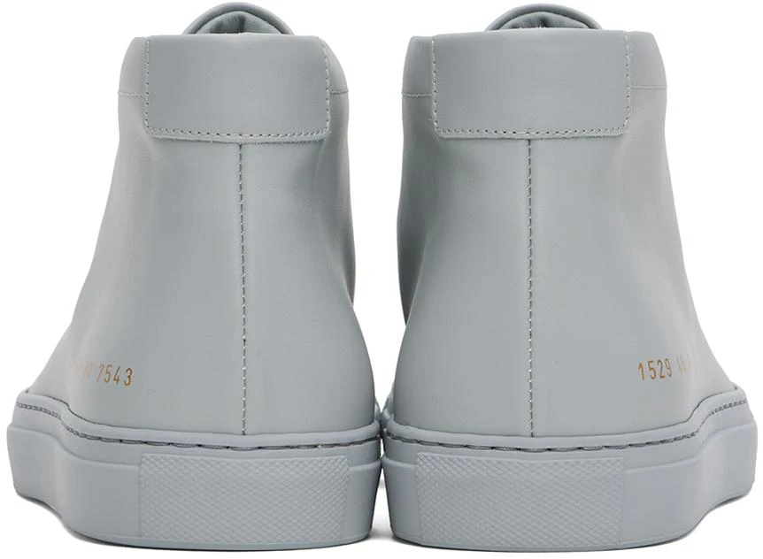 Common Projects Gray Achilles Mid Sneakers 2