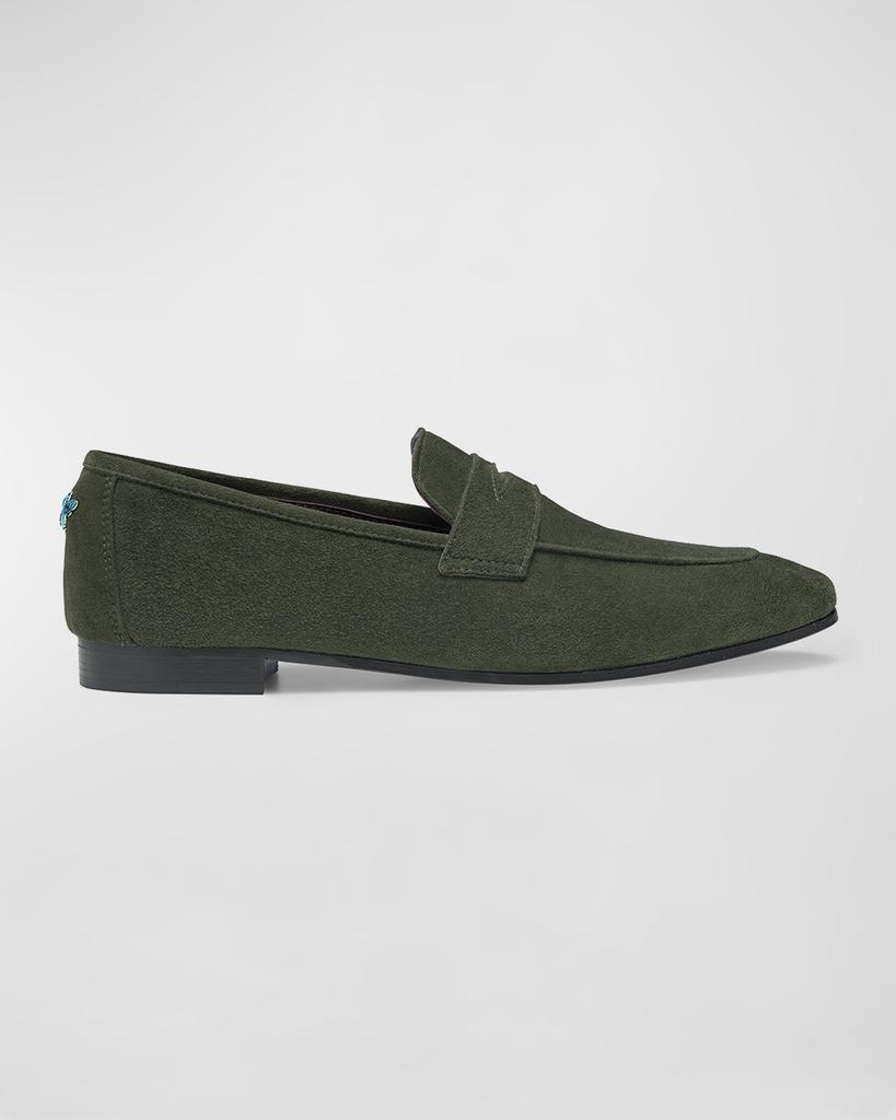 Bougeotte Flaneur Suede Penny Loafers