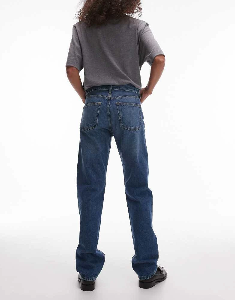 ARKET ARKET Snow straight leg jeans in dark wash blue 2