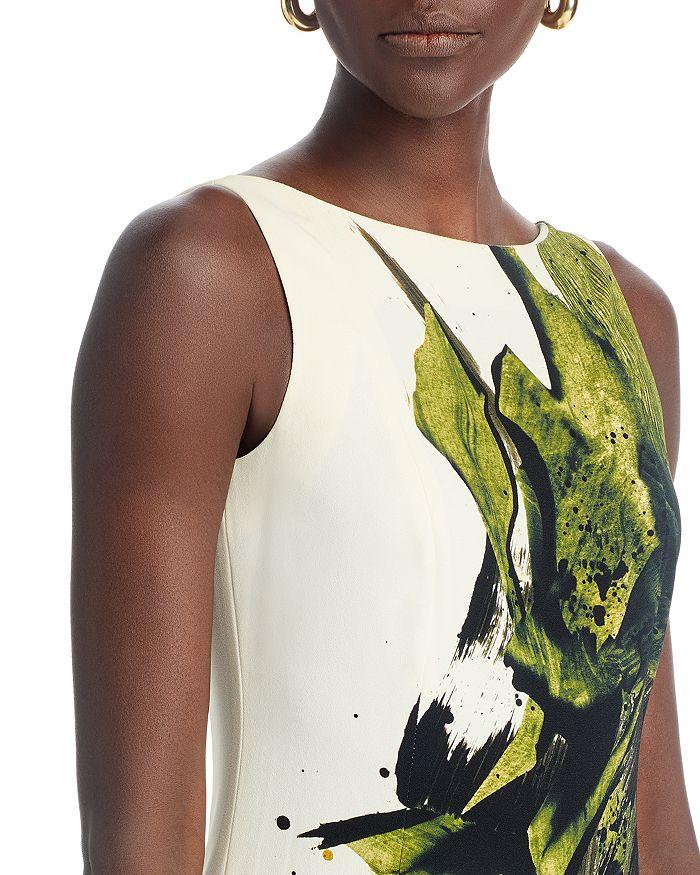 Jason Wu Boatneck Fit And Flare Crepe Dress