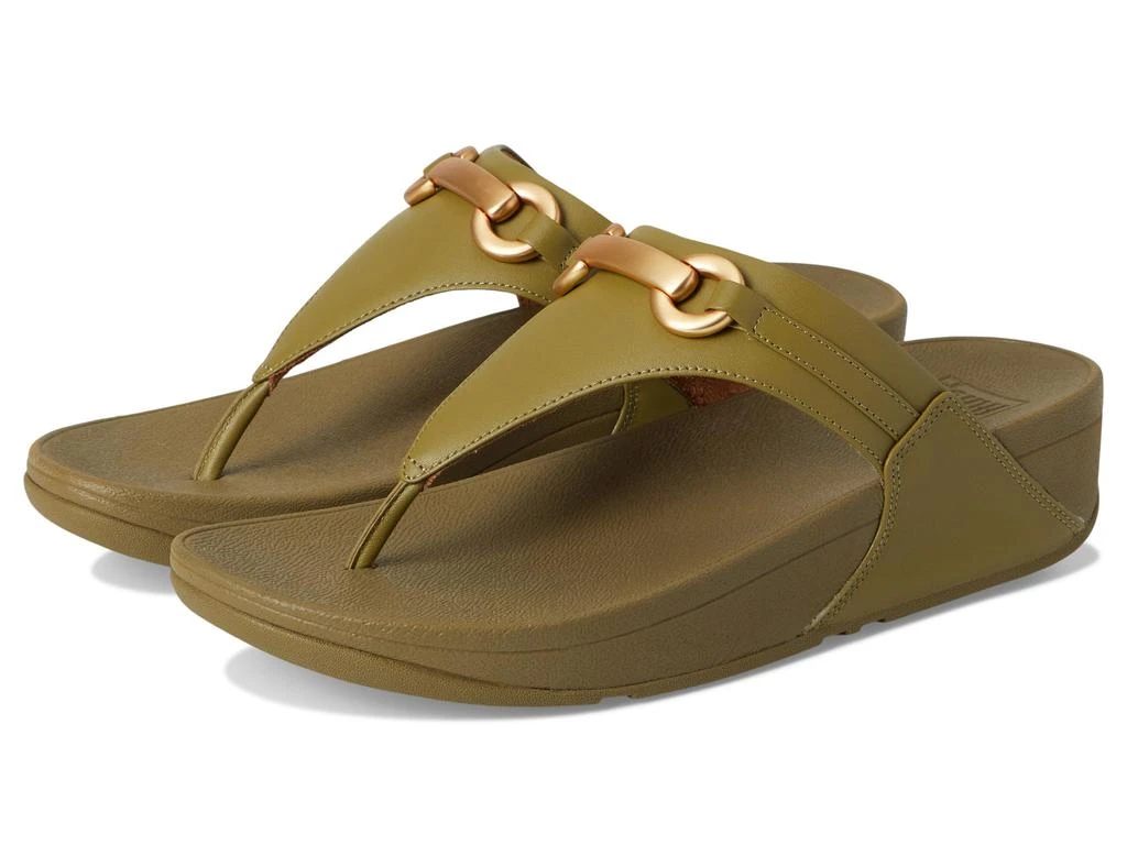 FitFlop Lulu Chunky-Snaffle Leather Toe-Post Sandals 1