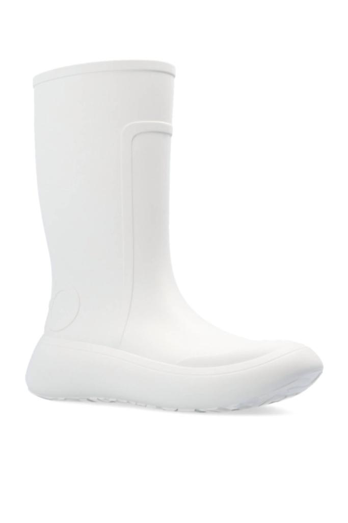 Salvatore Ferragamo Women's Rain Boots With Logo In White