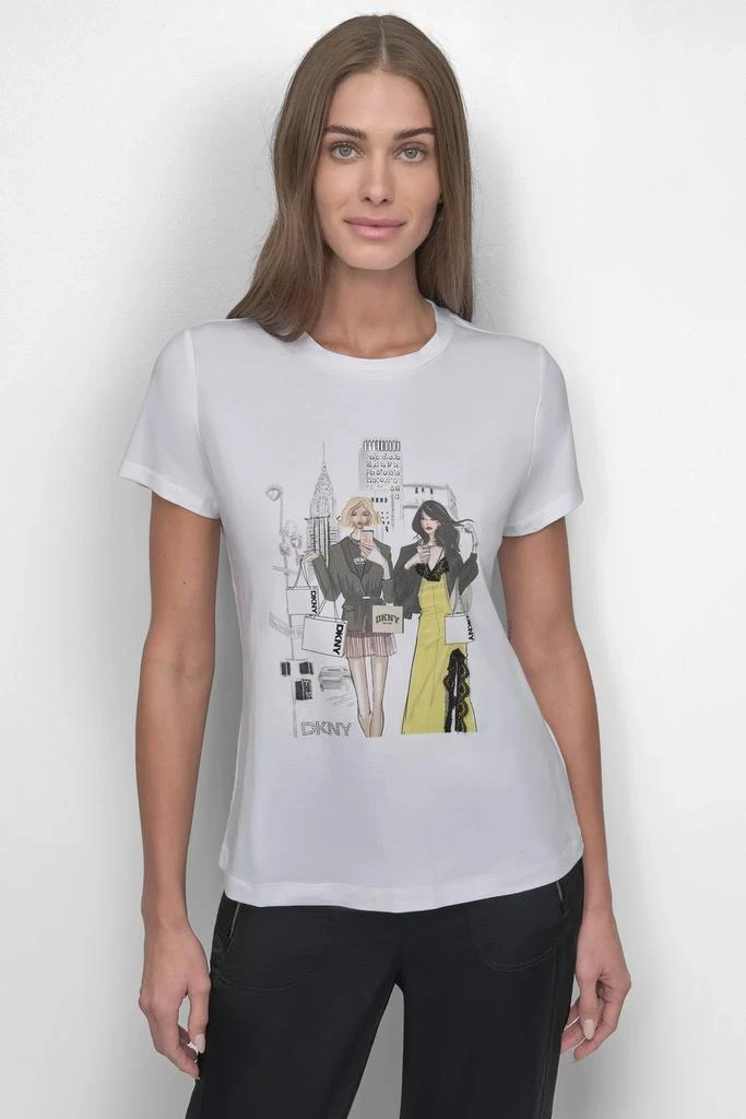 DKNY CHRYSLER CONVERSATIONAL TEE 1