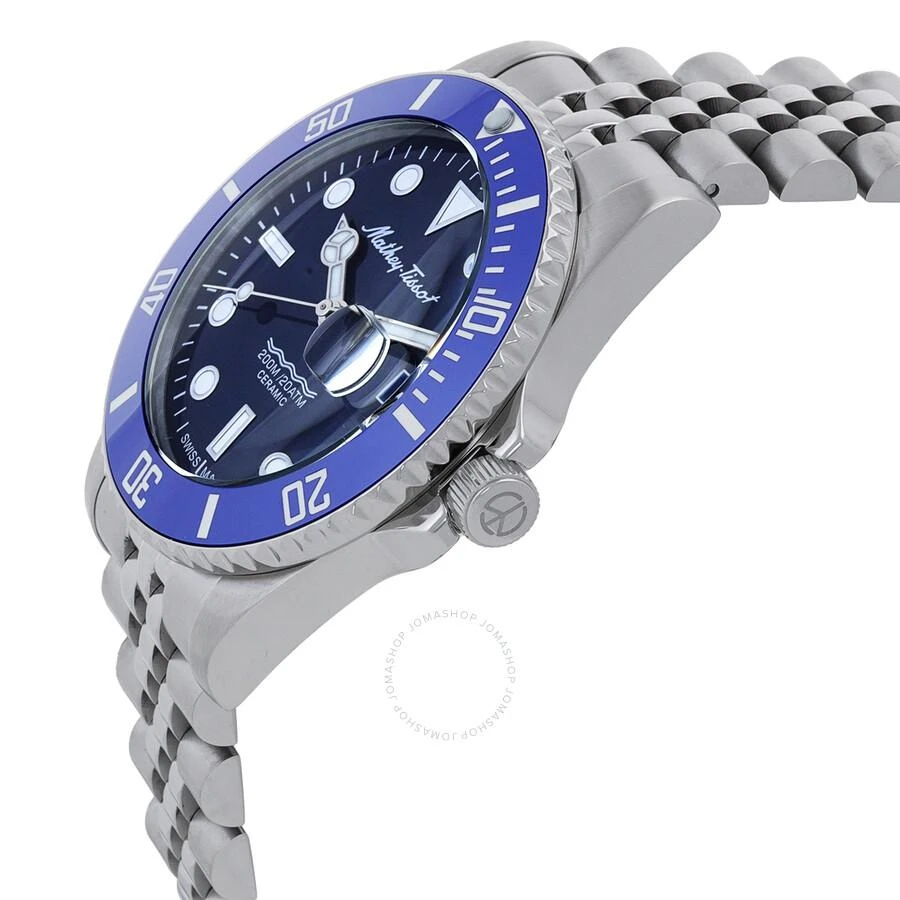 Mathey-Tissot Mathey-Tissot Mathy Ceramic Quartz Blue Dial Men's Watch H901CRABU 2