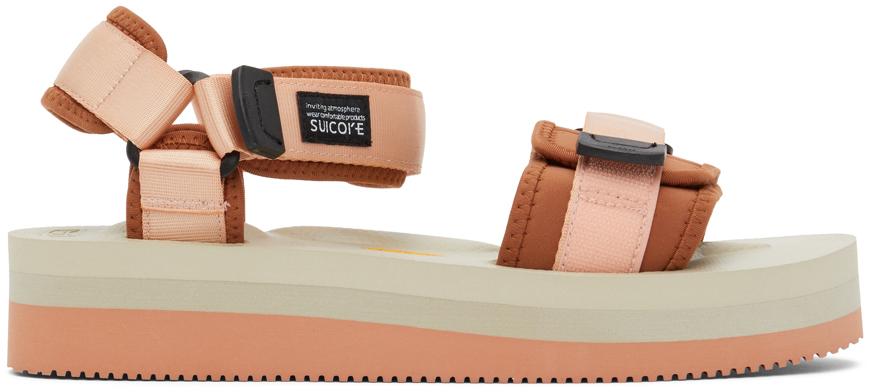 SUICOKE Pink CEL-VPO Sandals