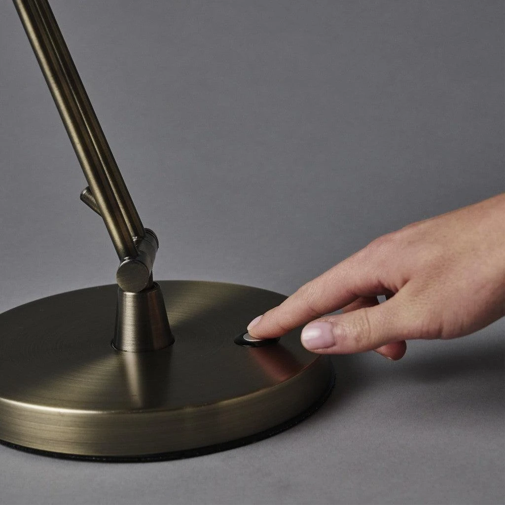 Shop Antiqued Bronze LED Adjustable Desk Lamp on Sale at BeyondStyle ...