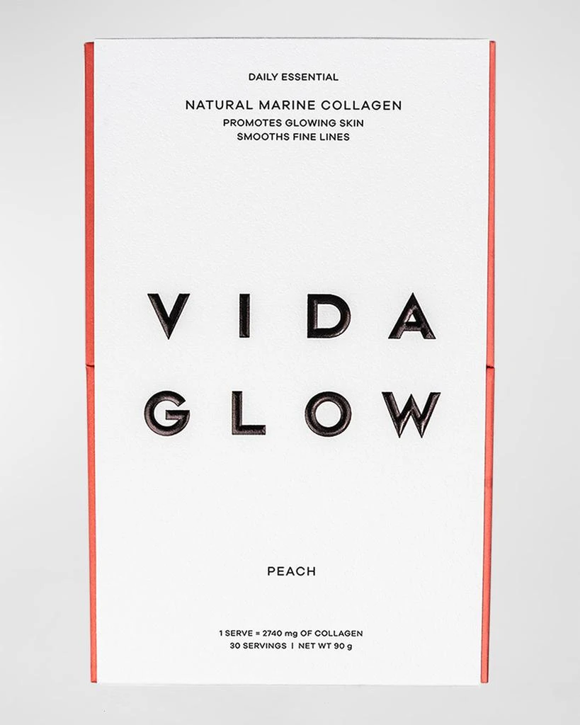 Vida Glow Peach Marine Collagen, 30 Servings 1