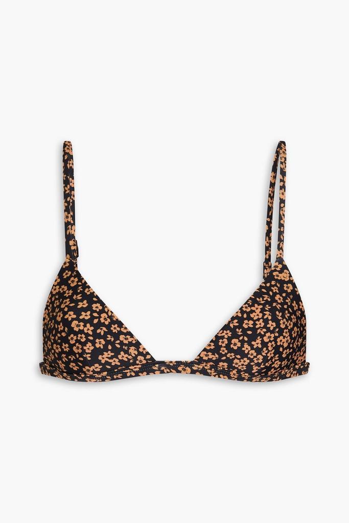 Matteau Petite Triangle floral-print bikini top