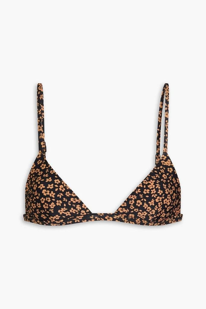 Matteau Petite Triangle floral-print bikini top 1