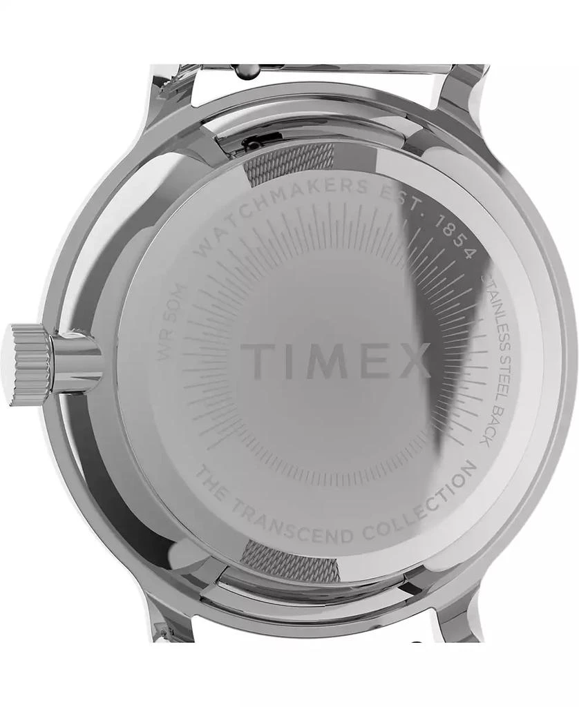 Timex Women's Transcend Silver-Tone Mesh Band Watch 31mm 4