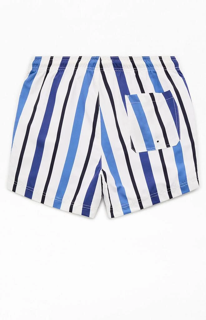 PacSun Roosevelt Striped 4.5" Swim Trunks 2