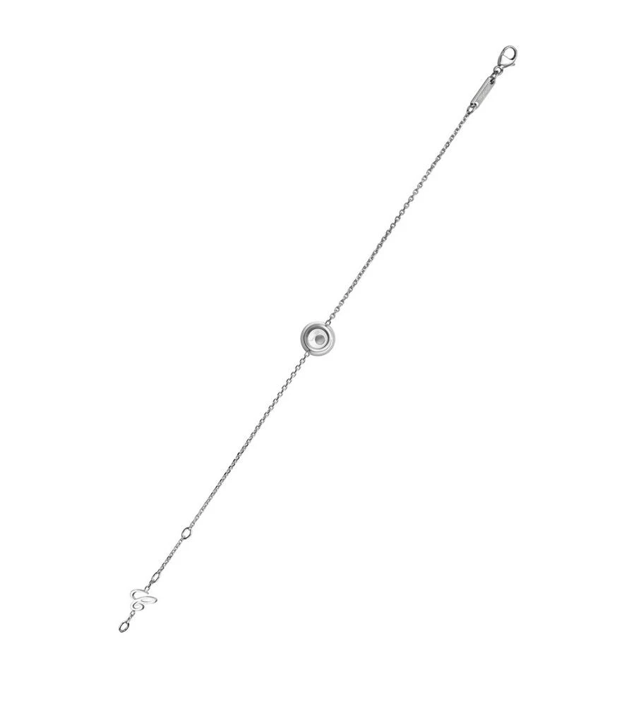 Chopard White Gold and Diamond Happy Diamonds Icons Pavé Bracelet 2