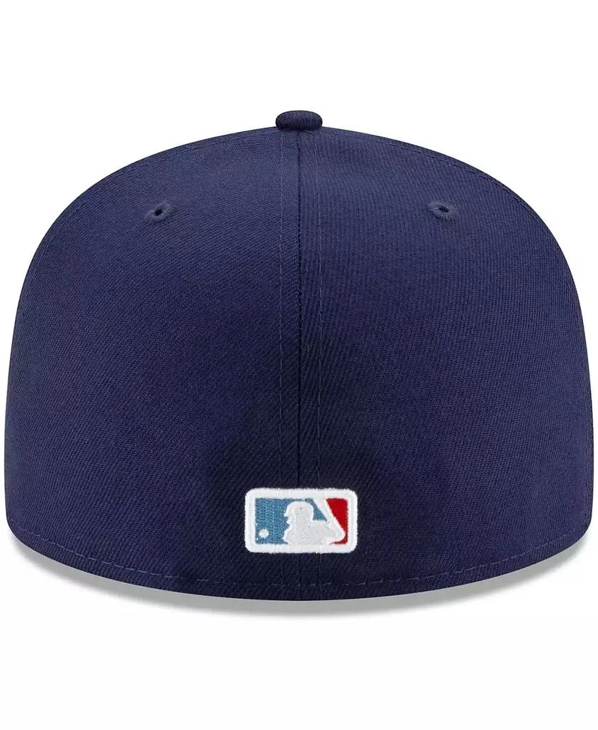 New Era Men's Navy, Light Blue Chicago Cubs 2021 City Connect 59FIFTY Fitted Hat 4