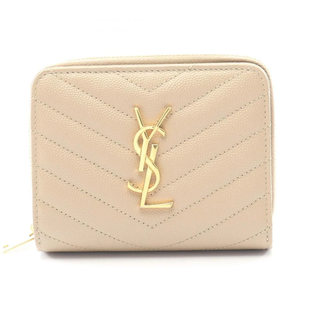 Yves Saint Laurent Leather Wallet (Bi-Fold) (Pre-Owned)