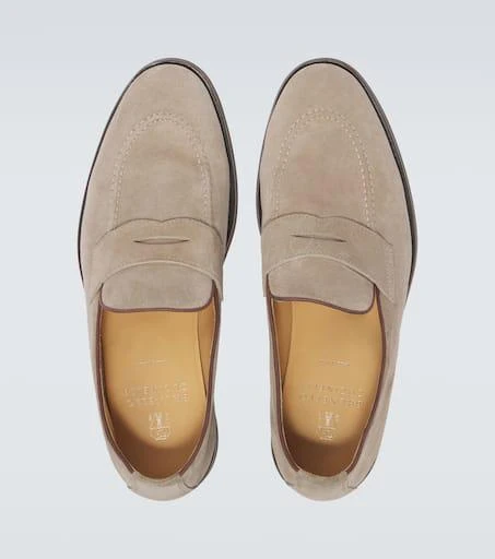 Brunello Cucinelli Suede penny loafers 4
