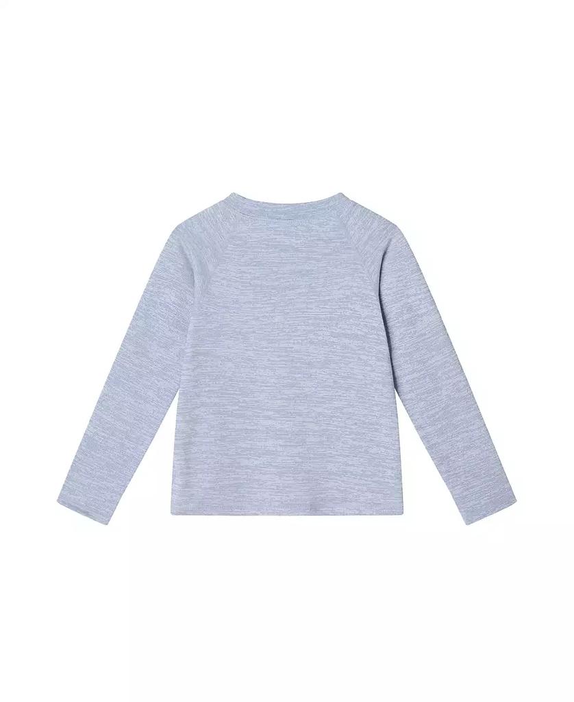 Andy & Evan Toddler/Child Boys Blue Heathered Rashguard