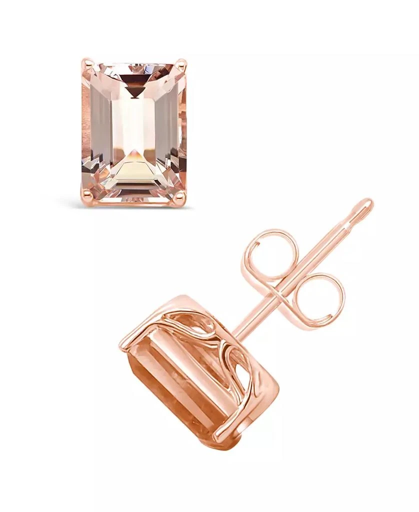 Macy
s Morganite (2-3/4 ct. t.w.) Stud Earrings in 14K Rose Gold 1