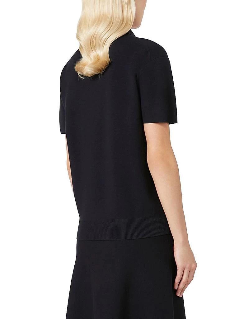 Max Mara Viscose Yarn Polo Shirt 3