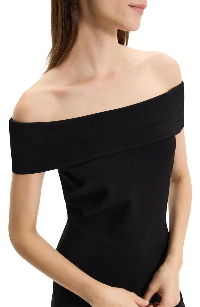 Theory Off the Shoulder Crepe Top 4