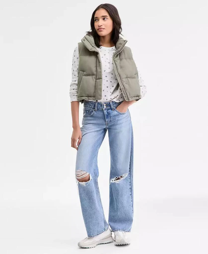 Levi's Women's Super-Low Double-Button Relaxed-Fit Denim Jean 6