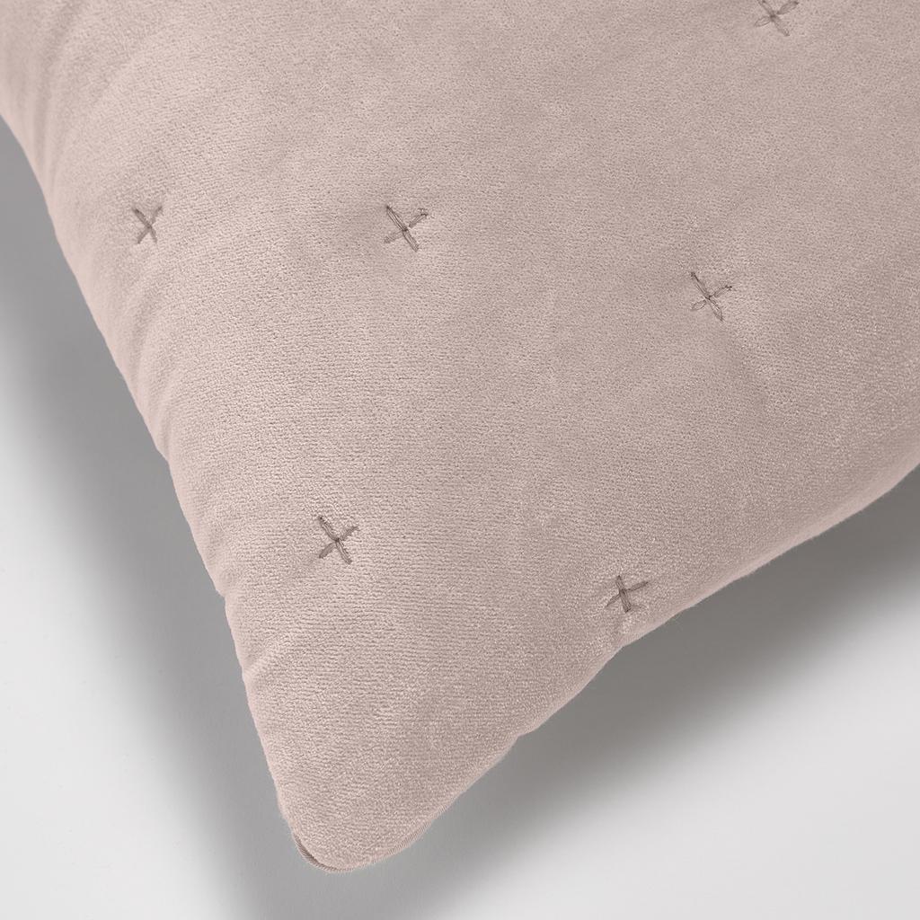 in homeware Cotton Velvet Cushion - Pink - 50x50cm