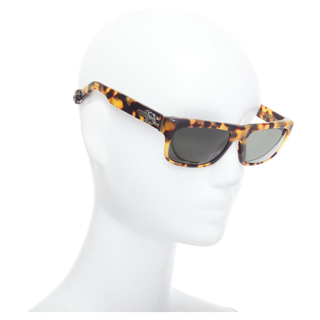 Chrome Hearts Sluss Bussin Dagger Sword Amber Sunglasses